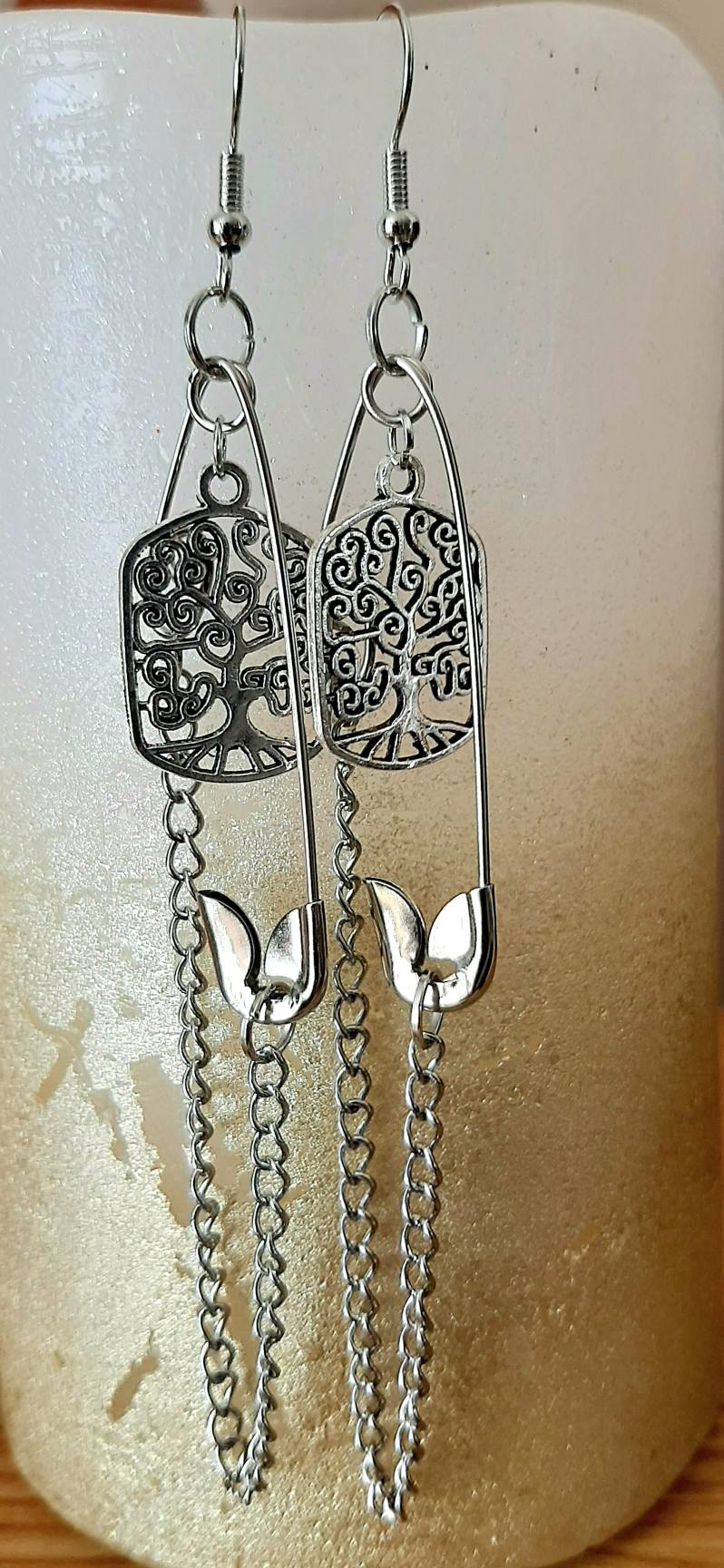 Safety Pin Earrings