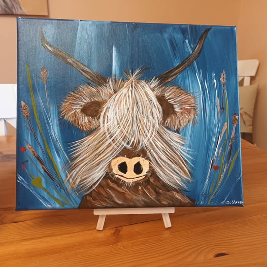 Highland Cow Canvas