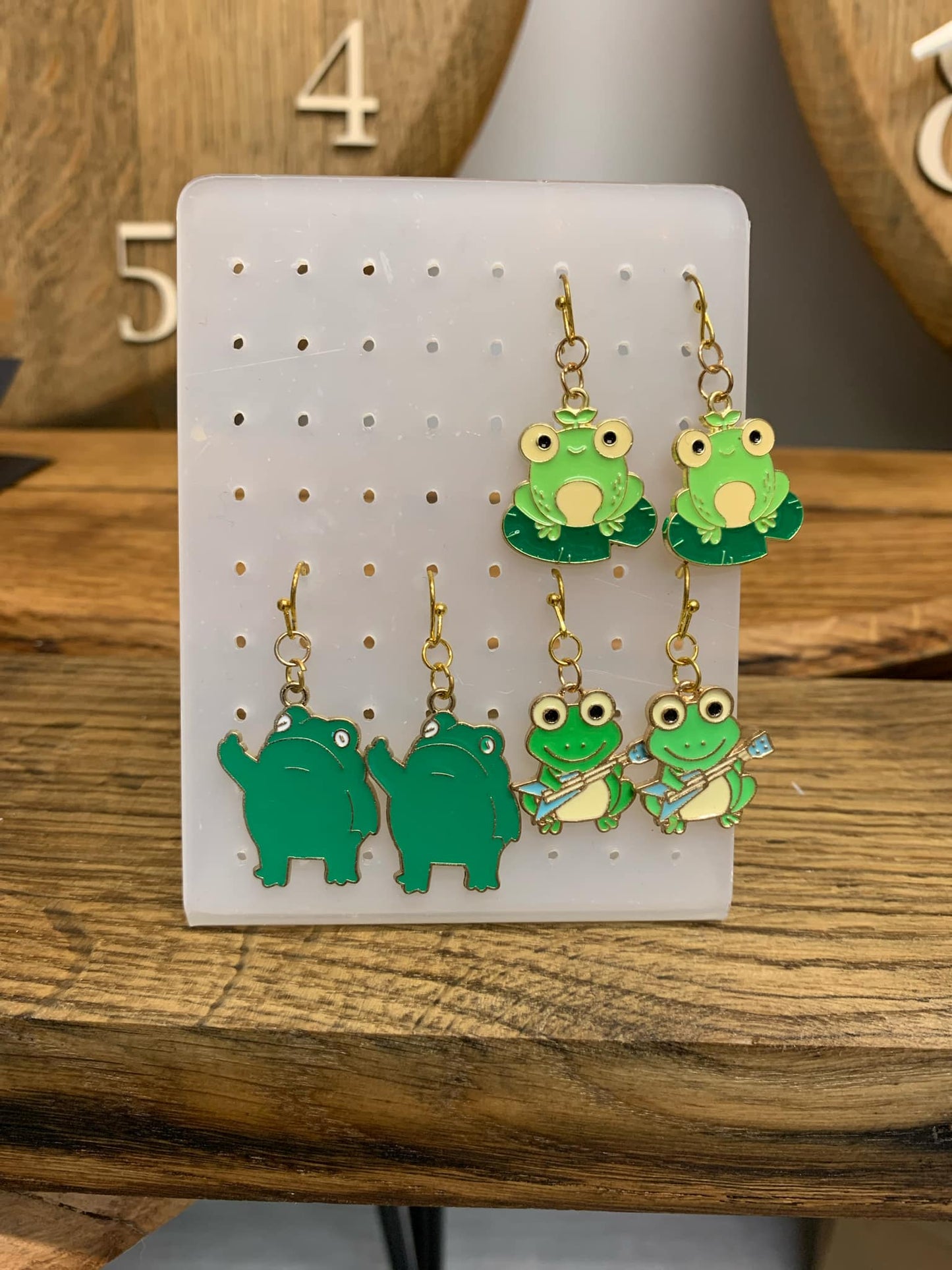 Jolly Frog Earrings